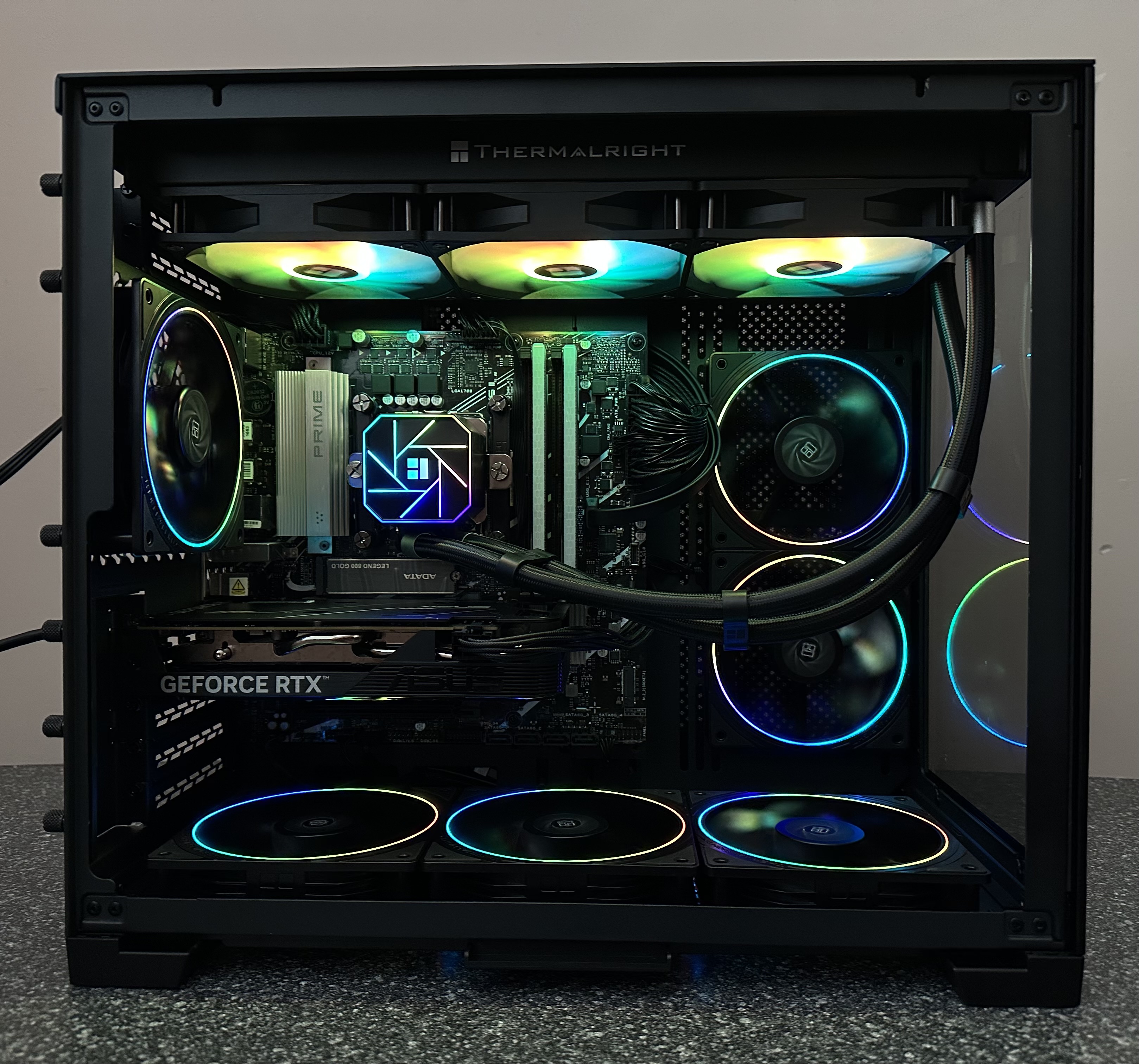 Desktop computer build completed by GadgetVision Tech
